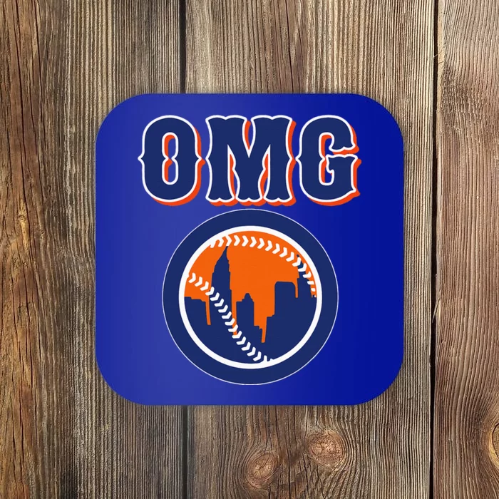 Funny Says Omg Baseball Lovers Omg Baseball Coaster