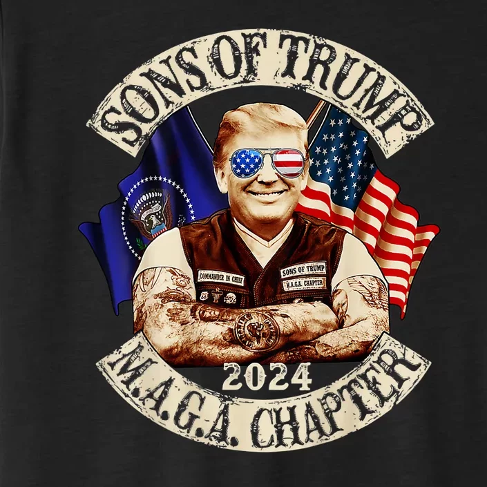 Funny Sons Of Trump M.A.G.A Chapter MAGA 2024 Ultra MAGA ChromaSoft Performance T-Shirt