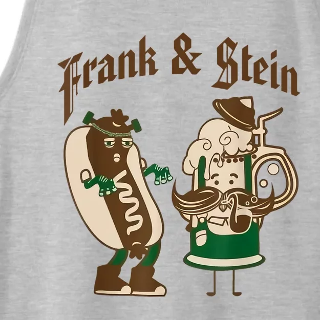 Frank & Stein Oktoberfest Beer Festival Ladies Tri-Blend Wicking Tank