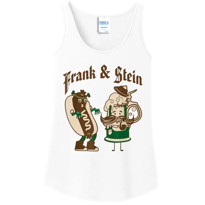 Frank & Stein Oktoberfest Beer Festival Ladies Essential Tank