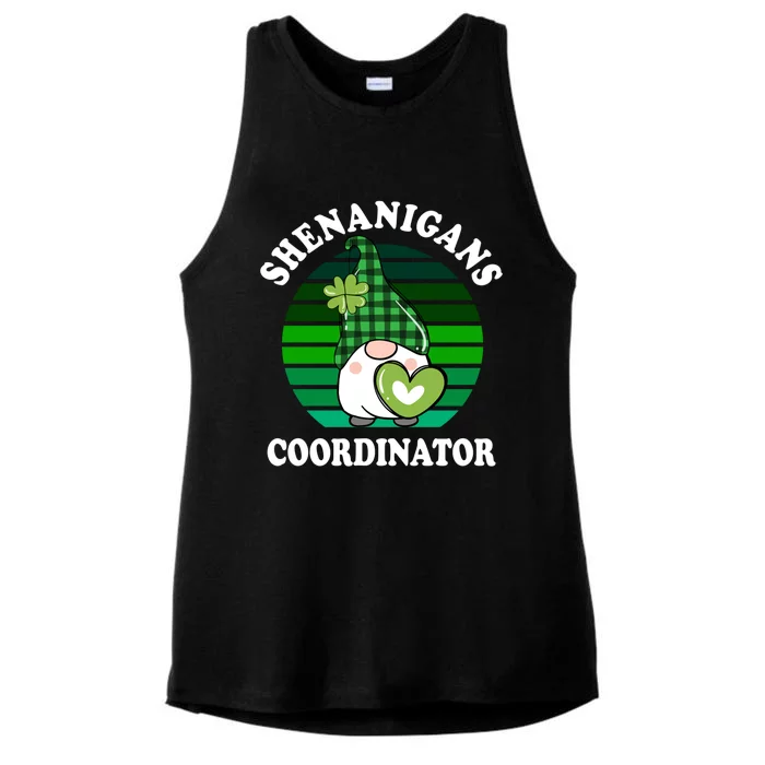 Funny St Patricks Day Shenanigans Coordinator Teacher Mom Gift Ladies Tri-Blend Wicking Tank