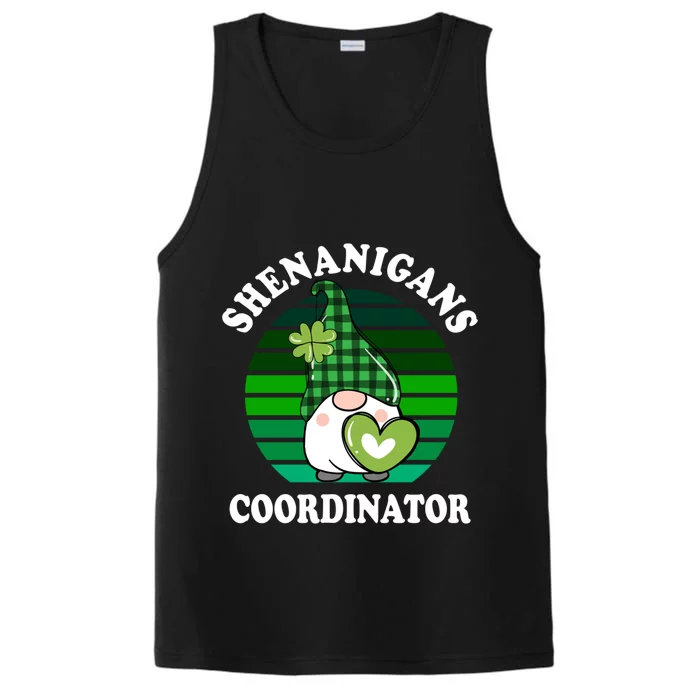 Funny St Patricks Day Shenanigans Coordinator Teacher Mom Gift Performance Tank