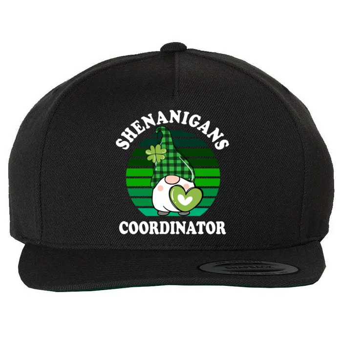 Funny St Patricks Day Shenanigans Coordinator Teacher Mom Gift Wool Snapback Cap