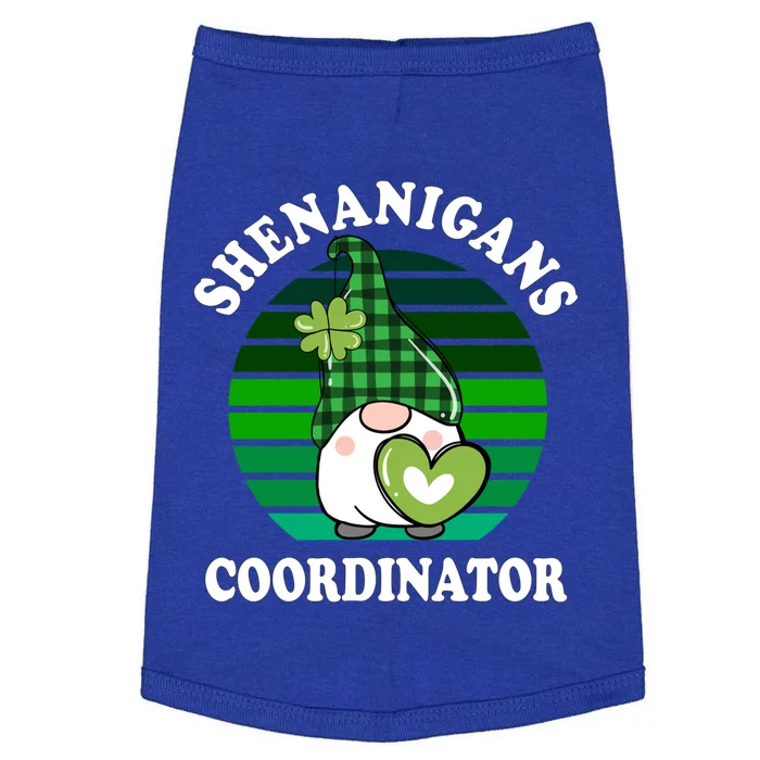 Funny St Patricks Day Shenanigans Coordinator Teacher Mom Gift Doggie Tank