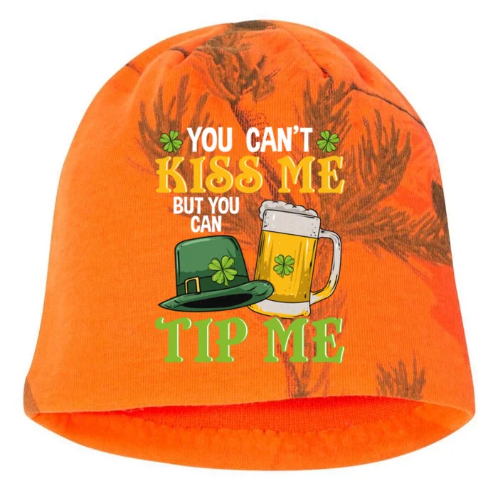 Funny St Patricks Day Gift For Bartender Gift Kati - Camo Knit Beanie