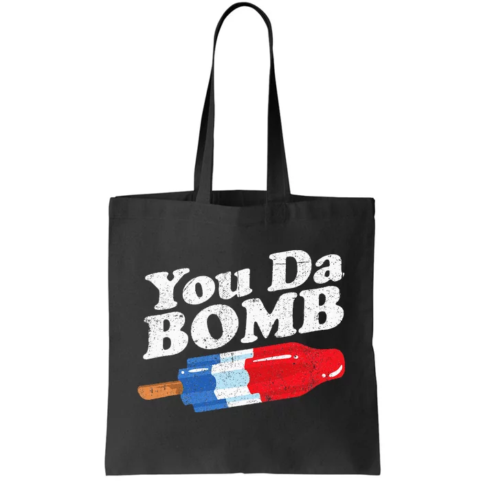 Funny Summer Popsicle Pop Retro You Da Bomb 80s Gift Tote Bag