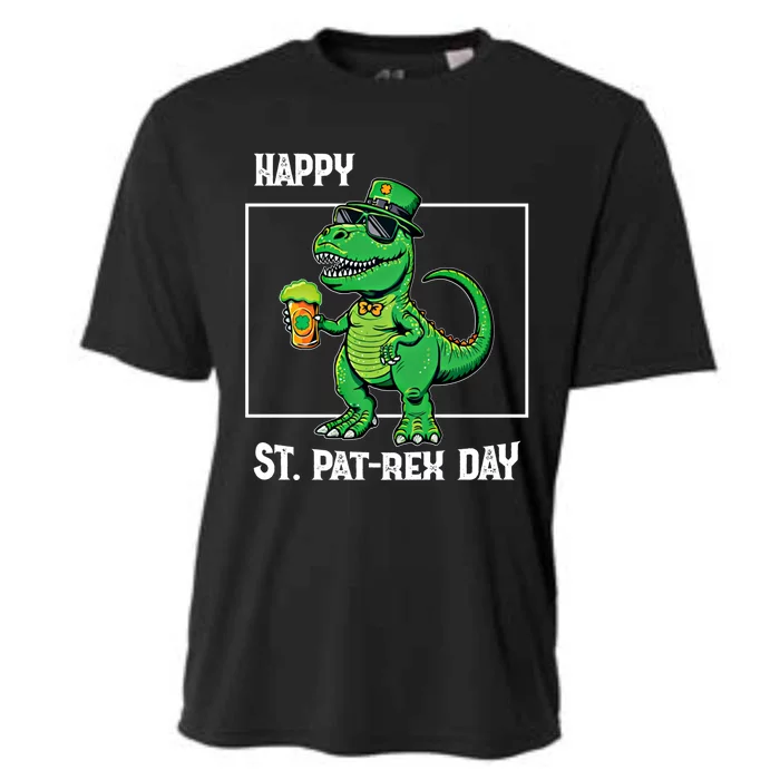 Funny Saint Patrick Beer Rex Design Happy St Patrex Day Meaningful Gift Cooling Performance Crew T-Shirt