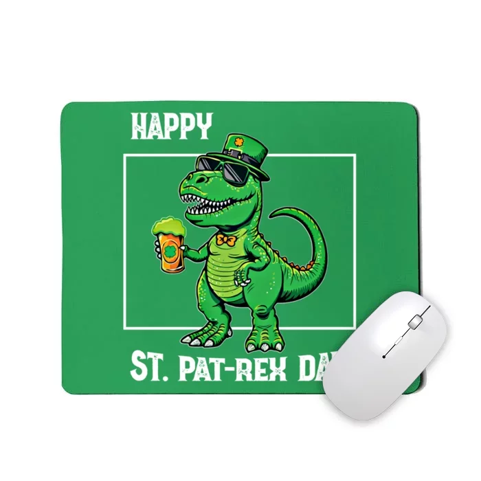 Funny Saint Patrick Beer Rex Design Happy St Patrex Day Meaningful Gift Mousepad