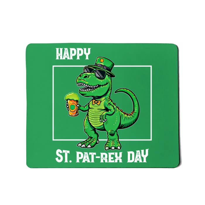 Funny Saint Patrick Beer Rex Design Happy St Patrex Day Meaningful Gift Mousepad