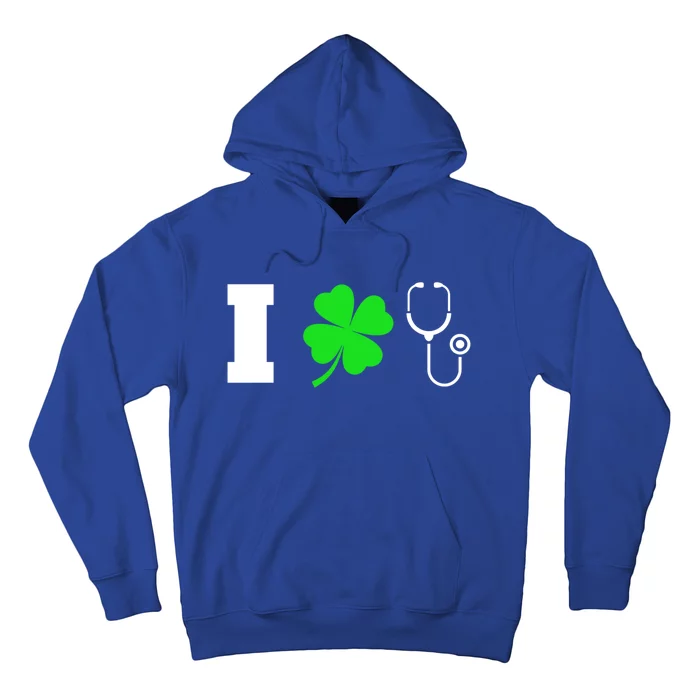 Funny St Patricks Day Nurse Design Gift I Love Nursing Gift Hoodie