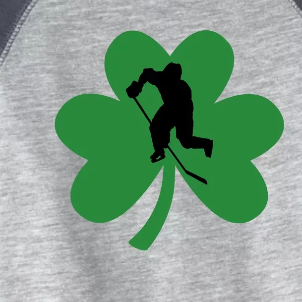 Funny St. Patricks Day Hockey Player Gift Toddler Fine Jersey T-Shirt