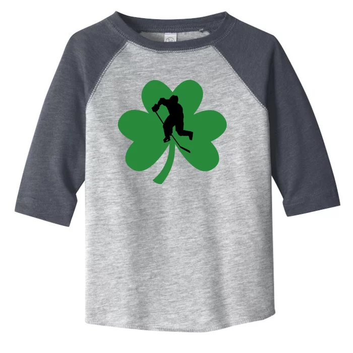 Funny St. Patricks Day Hockey Player Gift Toddler Fine Jersey T-Shirt