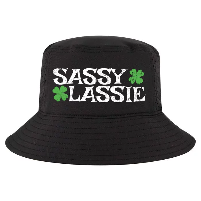 Funny St Pattys Day St Patricks Day Women Sassy Lassie Gift Cool Comfort Performance Bucket Hat