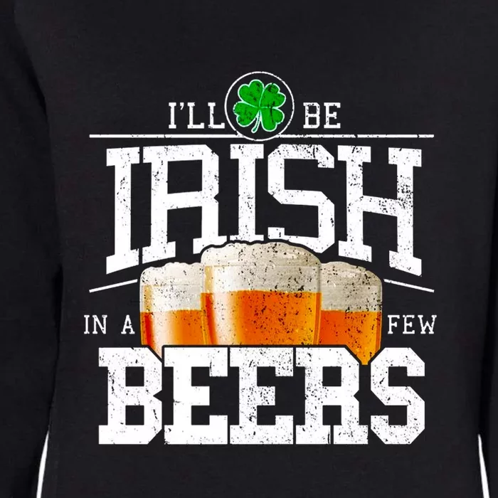 Funny St Patricks Day Womens California Wash Sweatshirt