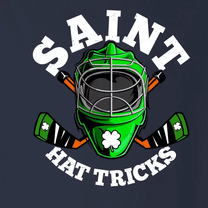 Funny St Patrick's Day Saint Hat Tricks Hockey Player Fan Toddler Long Sleeve Shirt