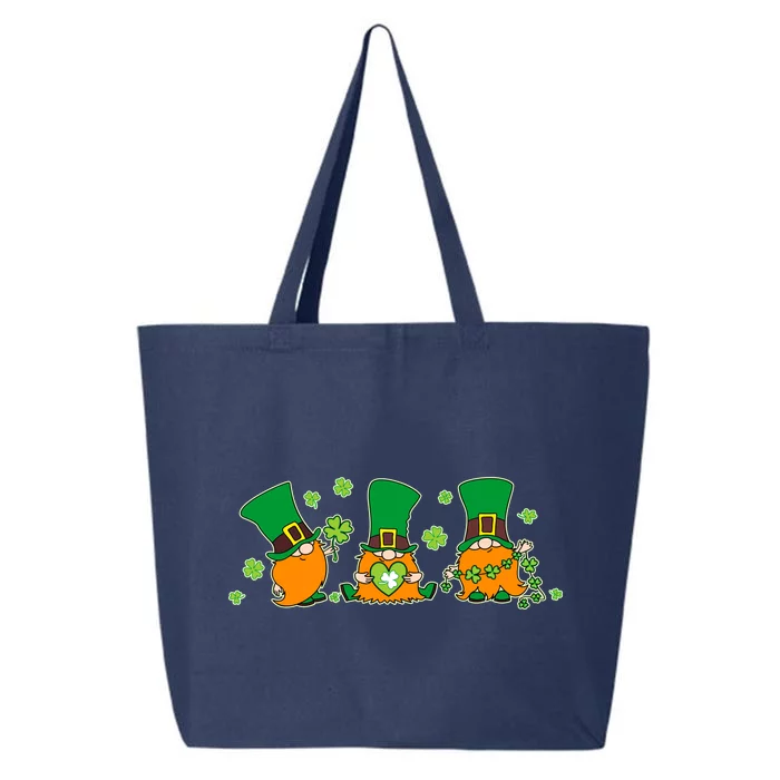 Funny St Patrick's Day Lucky Shamrocks Gnomes 25L Jumbo Tote