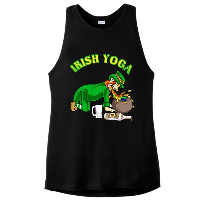 Funny St Patricks Day Ing Saint Paddys Irish Yoga Gift Ladies Tri-Blend Wicking Tank