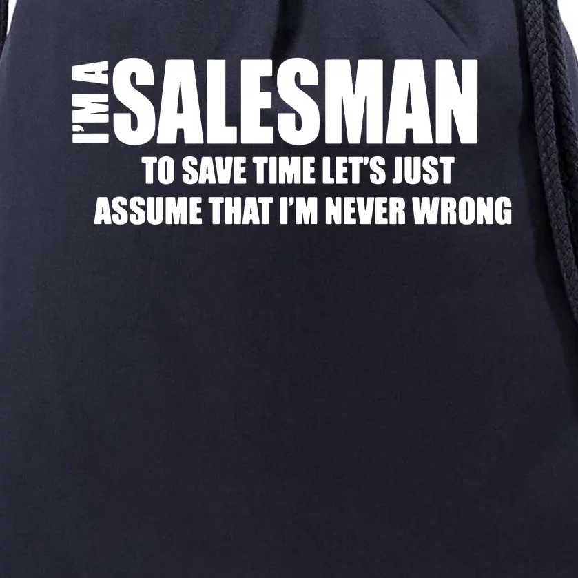 For Salesman Profession Drawstring Bag