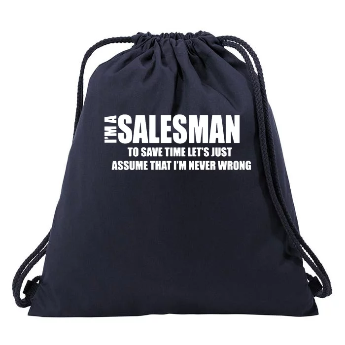 For Salesman Profession Drawstring Bag