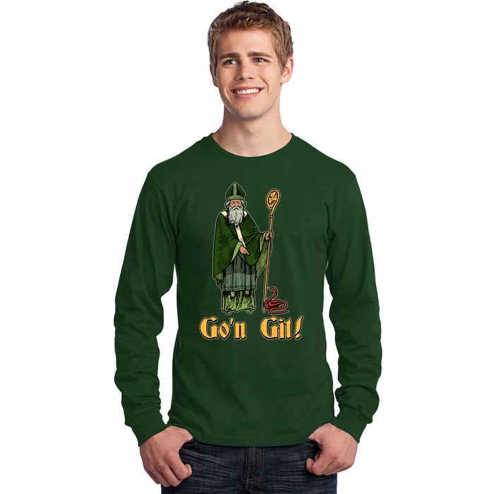 Funny Saint Patricks Day Gon Git Snake Long Sleeve Shirt