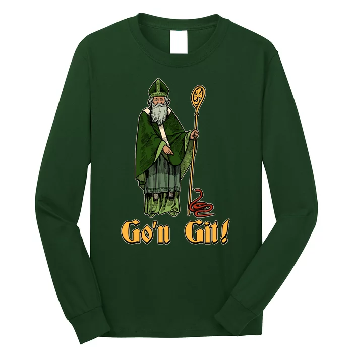 Funny Saint Patricks Day Gon Git Snake Long Sleeve Shirt