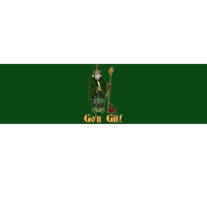 Funny Saint Patricks Day Gon Git Snake Bumper Sticker