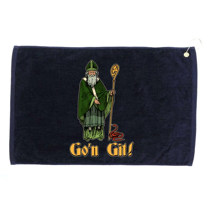 Funny Saint Patricks Day Gon Git Snake Grommeted Golf Towel