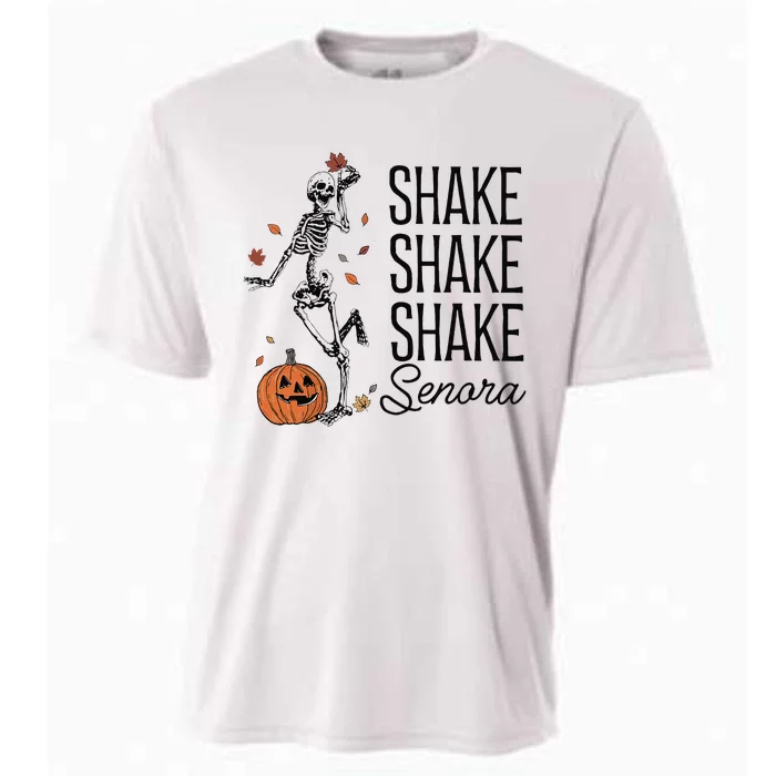 Funny Skeleton Pumkin Halloween Cooling Performance Crew T-Shirt