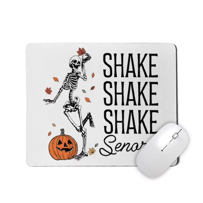 Funny Skeleton Pumkin Halloween Mousepad