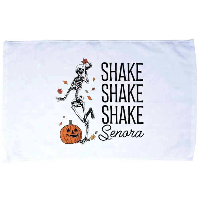 Funny Skeleton Pumkin Halloween Microfiber Hand Towel