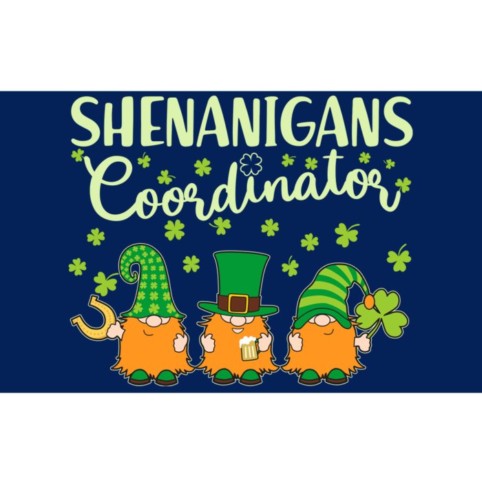 Funny St Patricks Day Shenanigans Coordinator Gnomes Bumper Sticker