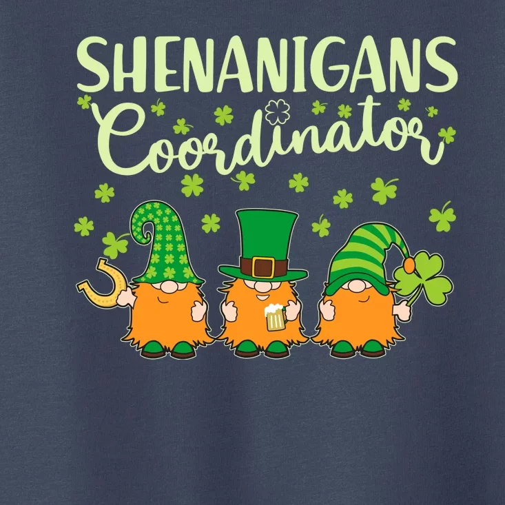 Funny St Patricks Day Shenanigans Coordinator Gnomes Toddler T-Shirt