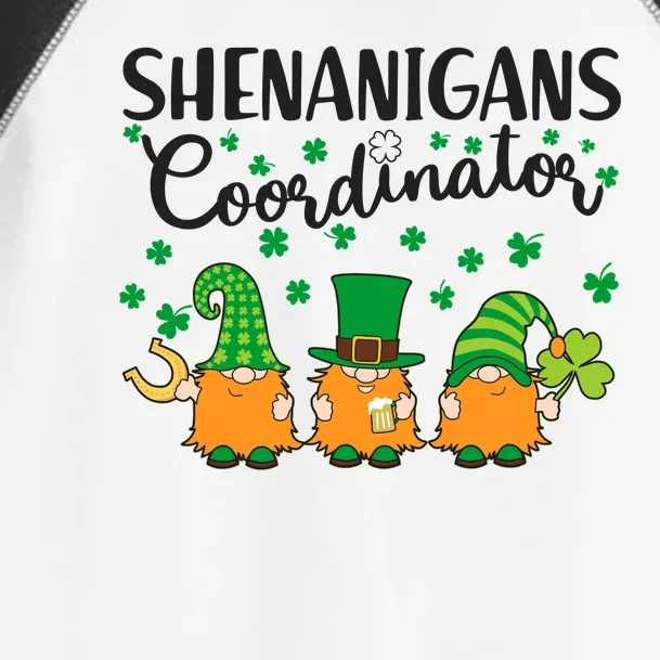 Funny St Patricks Day Shenanigans Coordinator Gnomes Toddler Fine Jersey T-Shirt