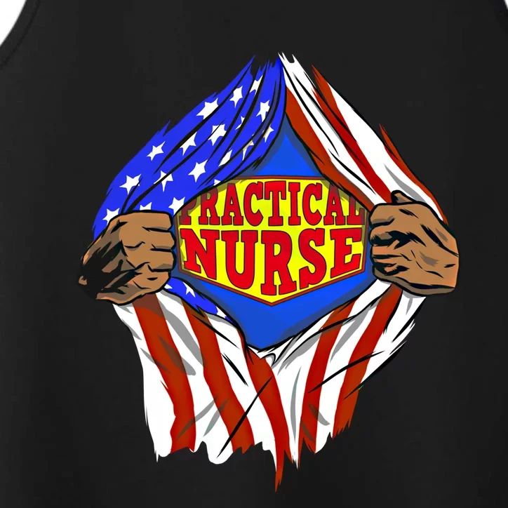 Funny Super Practical Nurse Hero Job Gift Performance Tank