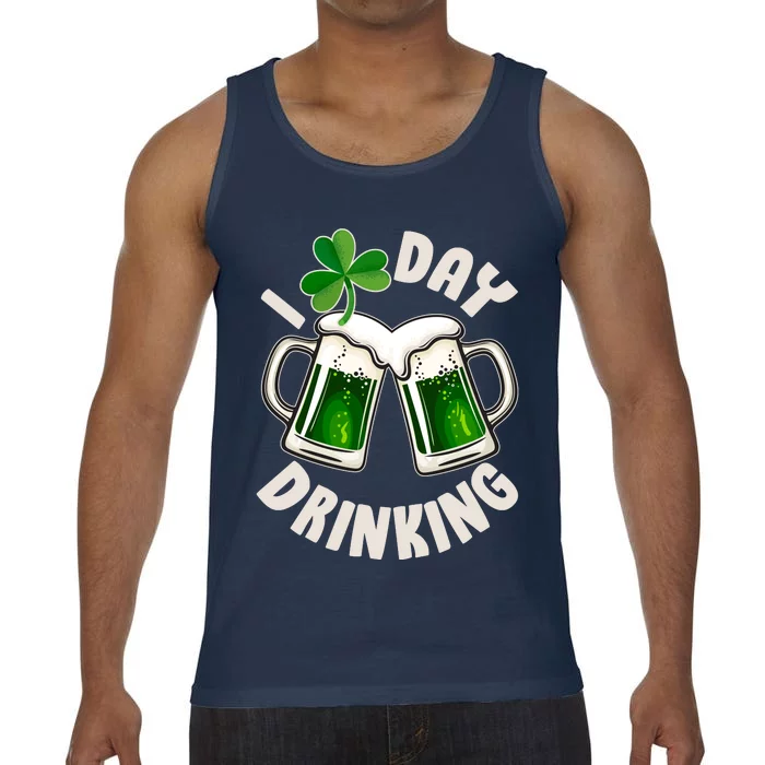 Funny St Patricks Day I Love Day Drinking Green Beer Comfort Colors® Tank Top