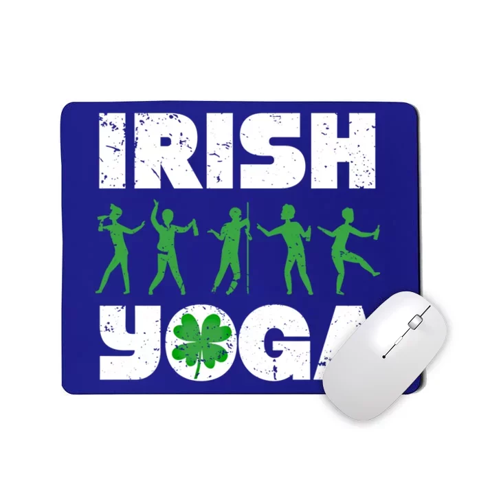 Funny Saint Patricks Day Ing Team St Patty Irish Yoga Gift Mousepad