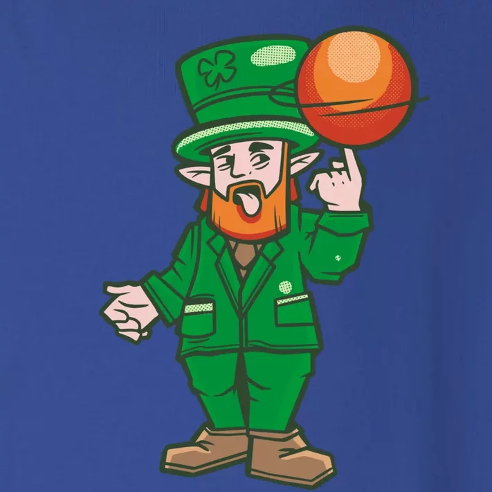 Funny St Patricks Basketball Day Lucky Basketball Leprechaun Gift Toddler Long Sleeve Shirt