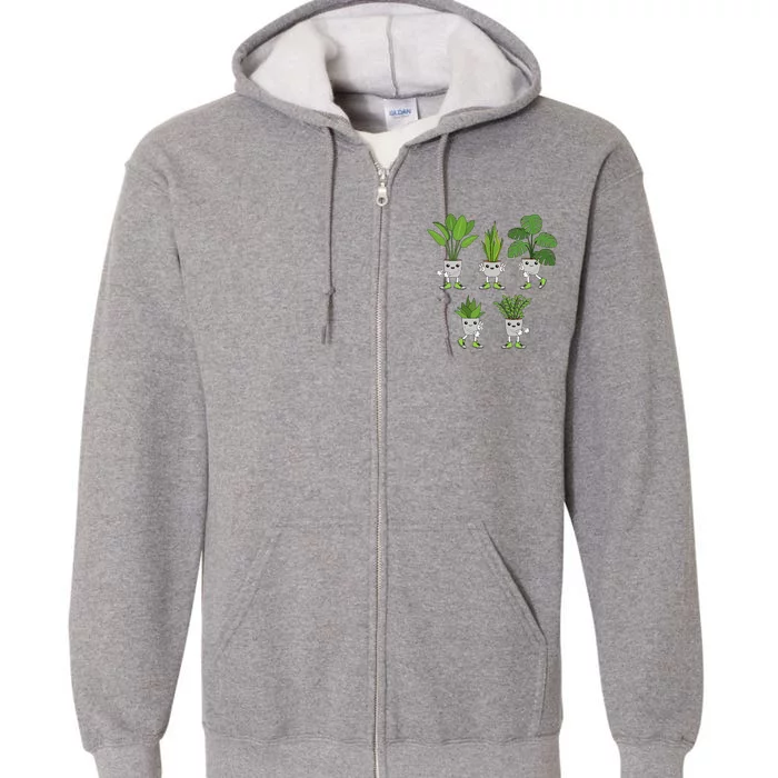 Funny Succulent Plant Lover Gardening Garden Full Zip Hoodie