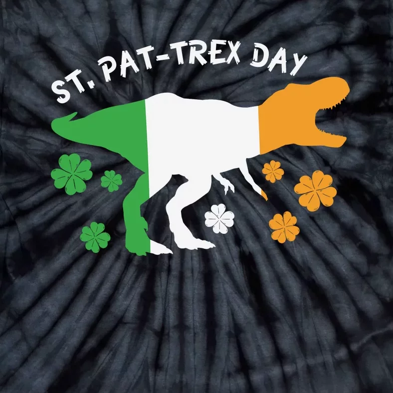 Funny St Pat Trex Day Tie-Dye T-Shirt