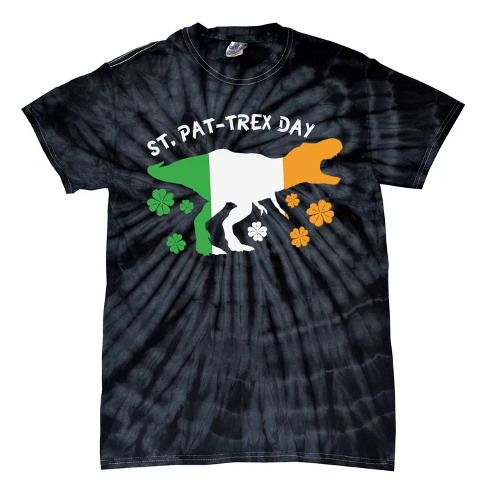 Funny St Pat Trex Day Tie-Dye T-Shirt