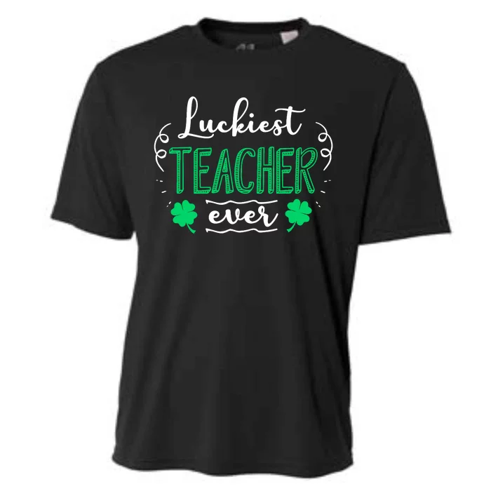 Funny St Patricks Day For Teacher Fun St Pattys Day Cooling Performance Crew T-Shirt