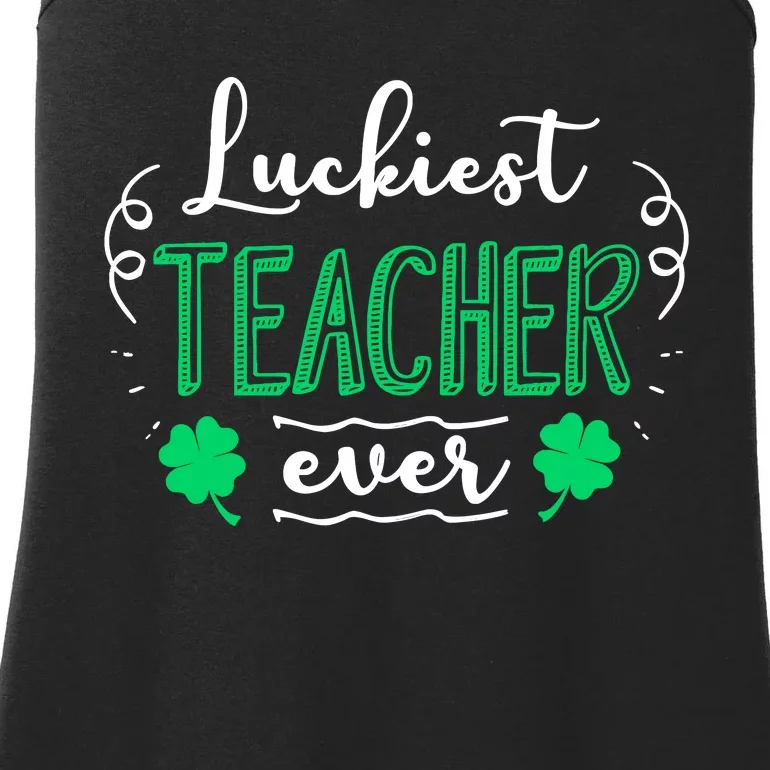 Funny St Patricks Day For Teacher Fun St Pattys Day Ladies Essential Tank