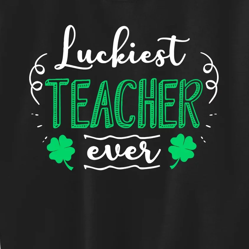 Funny St Patricks Day For Teacher Fun St Pattys Day Kids Sweatshirt