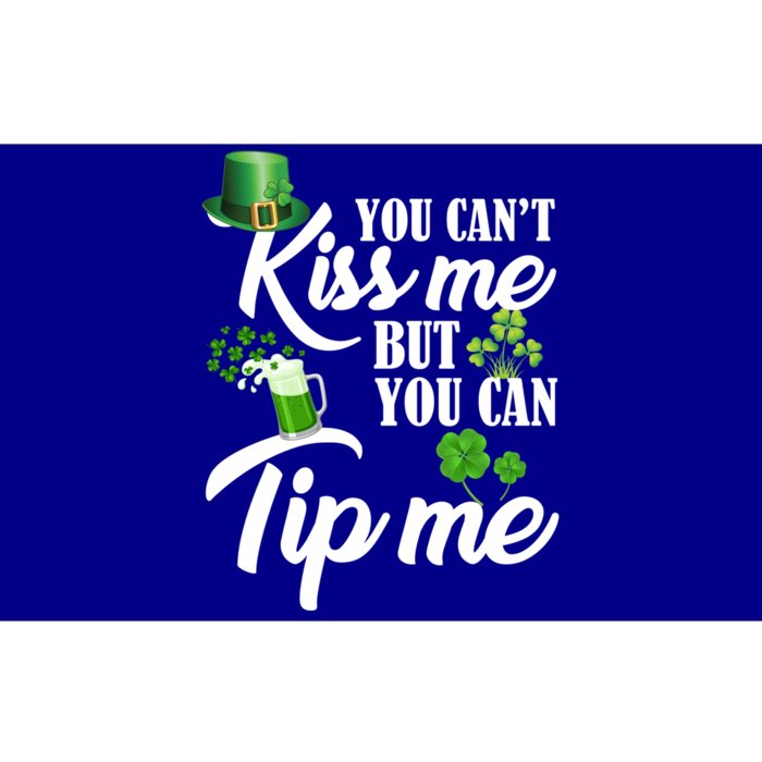 Funny St Patricks Day Waitress Bartender Waiter Tips Gift Bumper Sticker