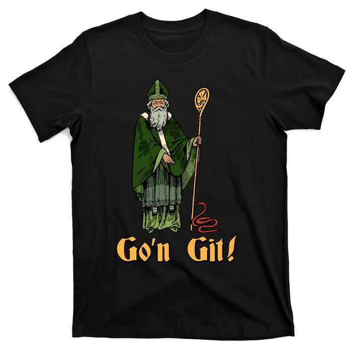 Funny Saint Patricks Day Gon Git Snake Baseball T-Shirt