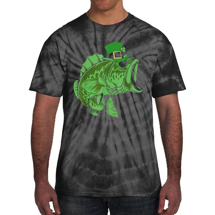 Fishing St Patrick's Day Irish Lucky Fishing Tie-Dye T-Shirt