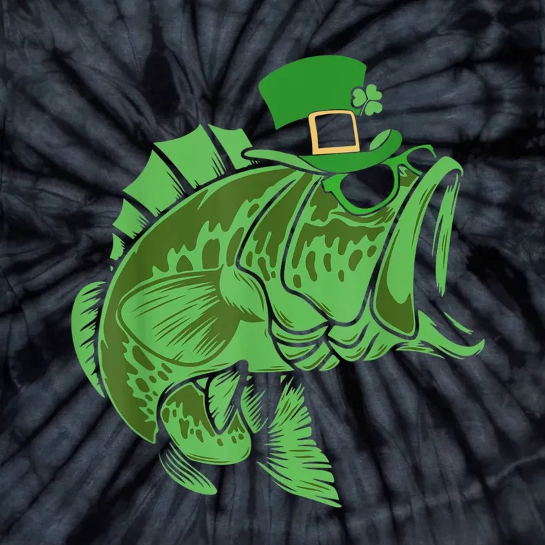 Fishing St Patrick's Day Irish Lucky Fishing Tie-Dye T-Shirt