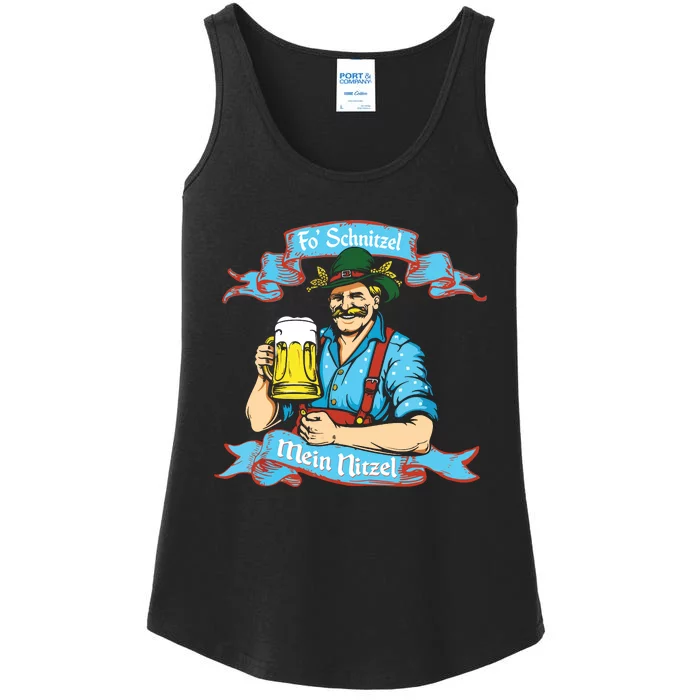 Fo Snitzel Prost German Oktoberfest Ladies Essential Tank