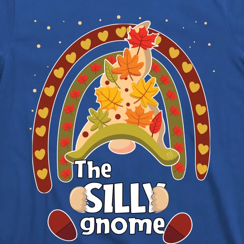 Funny Silly Pumpkin Gnome Pjs Fall Family Matching Cute Gift T-Shirt