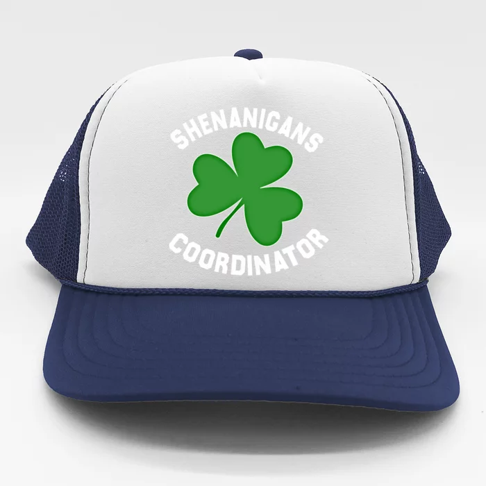 Funny St PatrickS Day Shenanigans Coordinator Teacher Lucky Gift Trucker Hat